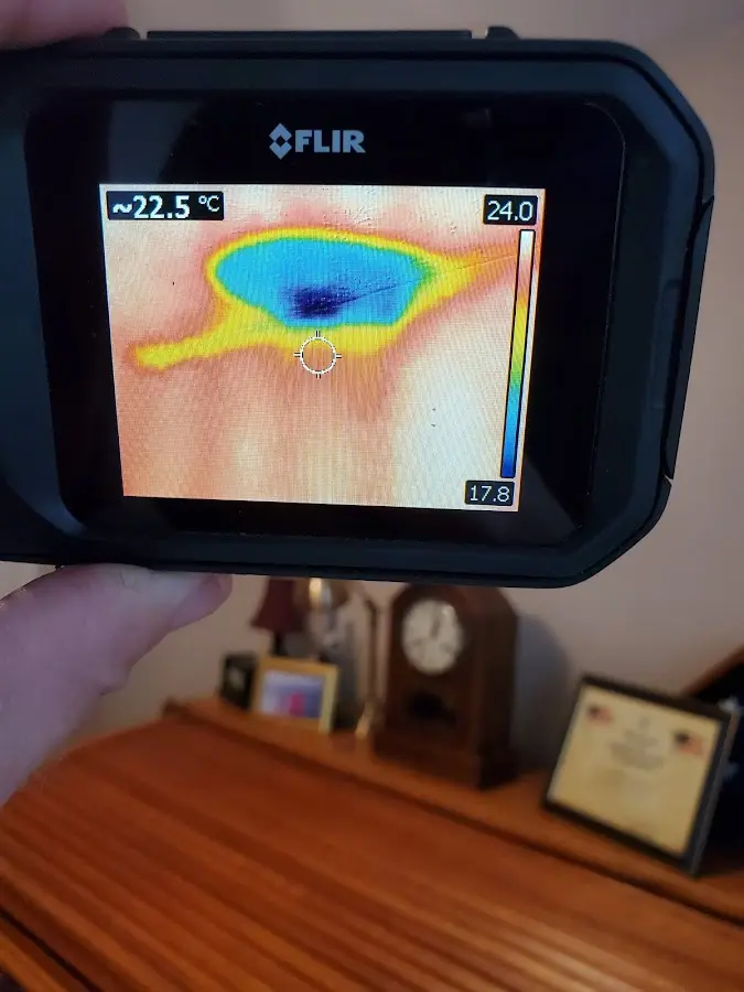 Thermal imaging inspection for water damage in Westfield